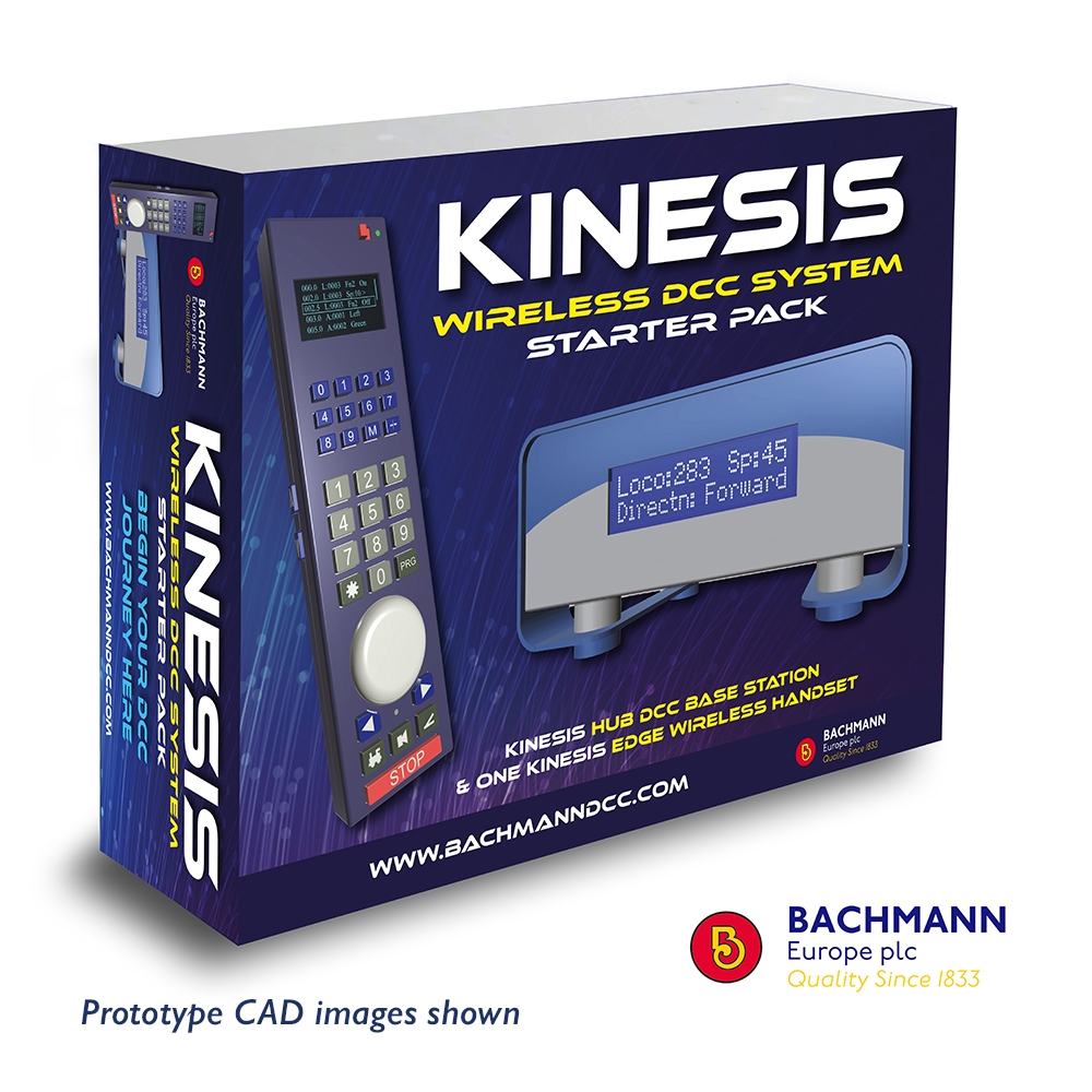 Bachmann Europe plc Kinesis Wireless DCC System Starter Pack